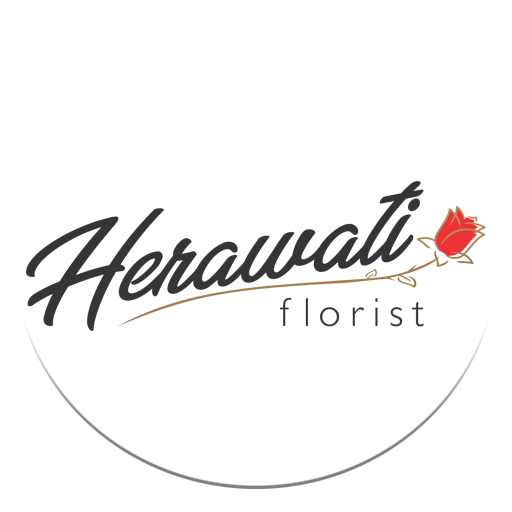 logo toko bunga herawati