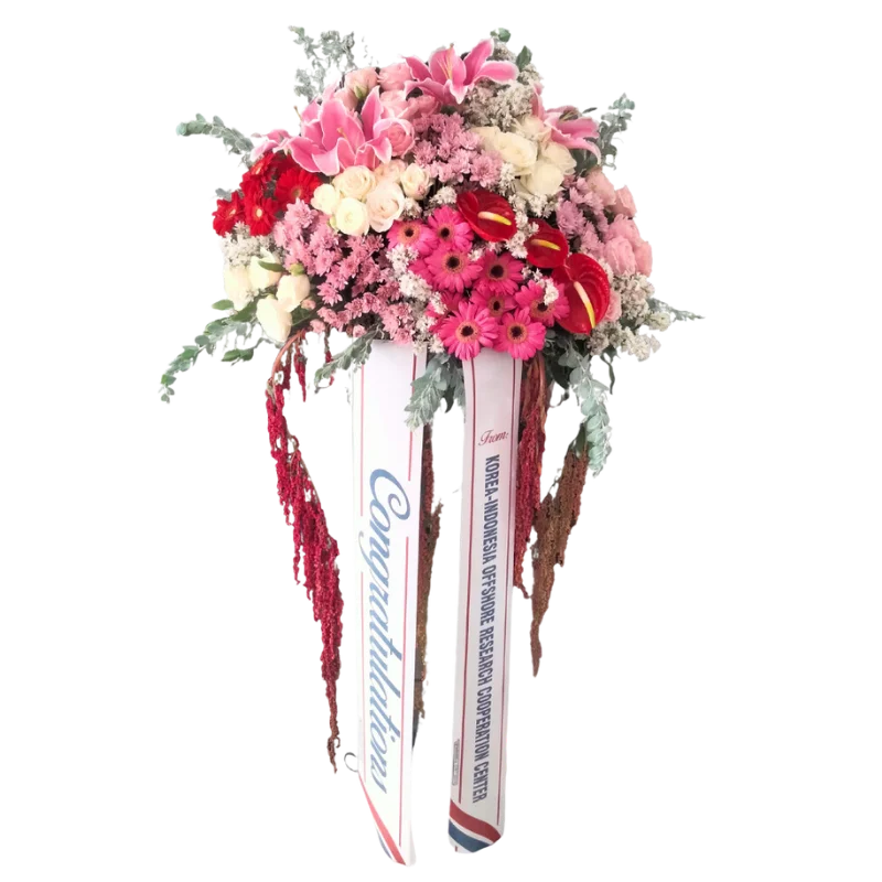 Contoh standing flower