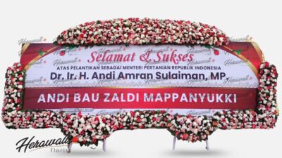 karangan bunga wedding