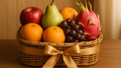 Buah yang Paling Awet untuk Parcel Buah, Cocok Jadi Bingkisan Segar 1 Parsel buah elegan