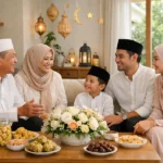 Bunga meja untuk Lebaran