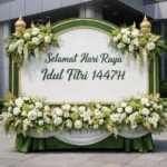 Bunga papan Lebaran