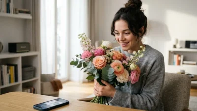 Kenapa Orang Masih Mengirim Bunga di Era Digital? Ini Alasan Psikologisnya 3 Kebahagiaan wanita mendapat bunga