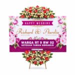 bunga papan wedding surabaya