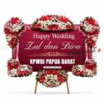 bunga papan wedding her 4