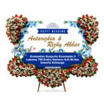 bunga papan weedding surabaya