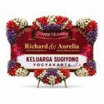 karangan bunga wedding surabaya