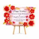 papan bunga kertas
