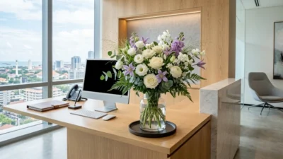 Cara Memilih Bunga Meja untuk Kantor agar Terlihat Segar dan Profesional 1 Bunga meja untuk kantor