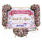 papan bunga wedding 017